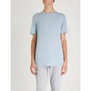 Sunspel Classic Cotton-jersey T-shirt In Blue Lavender