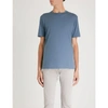 Sunspel Classic Cotton-jersey T-shirt In Blue Slate