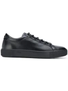 Tod's Branded Side Lace-up Sneakers In Black