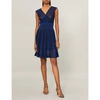 Missoni Metallic Lurex Wrap Dress In Blue