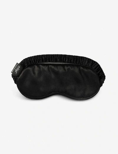 Slip Elasticated Sleep Mask In Black