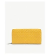 Loewe Anagram Embossed Logo Leather Wallet In Yellow Mango