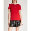 Helmut Lang Taxi Cotton-jersey T-shirt In Red