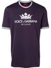 Dolce & Gabbana Logo Print T-shirt - Purple