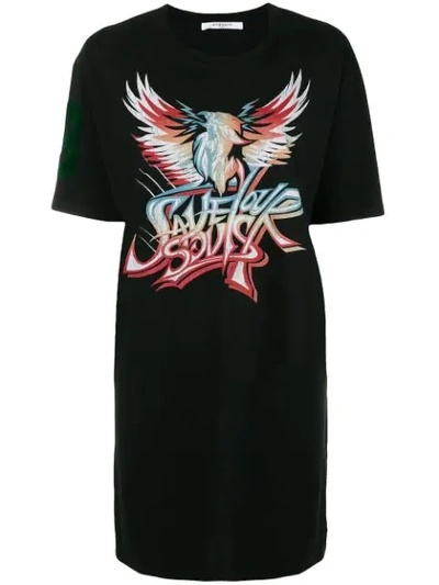 Givenchy Save Our Souls Printed T In Black