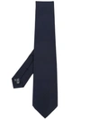 Giorgio Armani Solid Tie In Blue