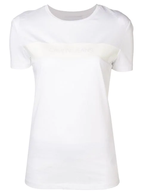 Ck Jeans Calvin Klein Jeans Logo T-shirt - White | ModeSens