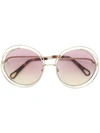 Chloé Eyewear Carlina Sunglasses - Multicolour