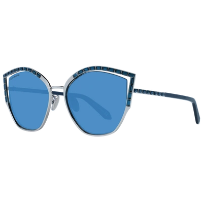 Atelier Swarovski Silver Women Women's Sunglasses In Blue