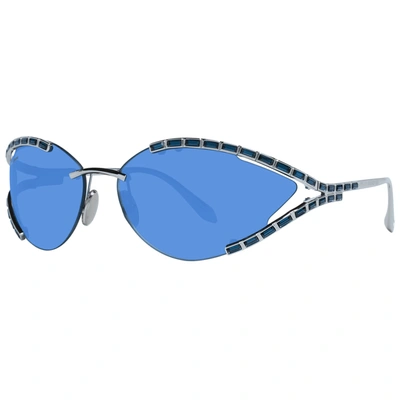 Atelier Swarovski Silver Women Women's Sunglasses In Blue