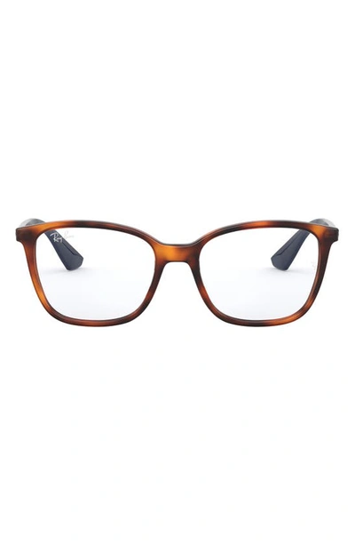 Ray Ban 52mm Optical Glasses In Lite Havana