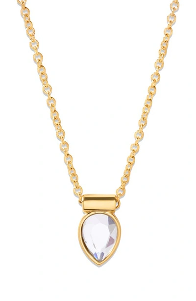 Brook & York Cecilia Crystal Charm Pendant Necklace In Gold