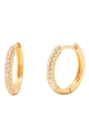 Brook & York Women's Cecile 14k-yellow-gold Vermeil & Cubic Zirconia Hoop Earrings In Yellow Gold
