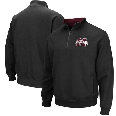 Colosseum Black Mississippi State Bulldogs Tortugas Logo Quarter-zip Jacket