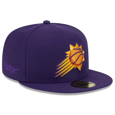 New Era Men's  Purple Phoenix Suns 2023/24 City Edition Alternate 59fifty Fitted Hat