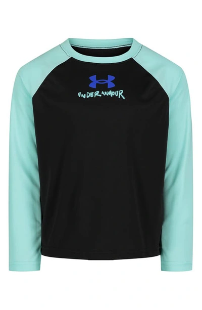 Under Armour Kids' Protect This House Long Sleeve Performance Graphic T-shirt In Black