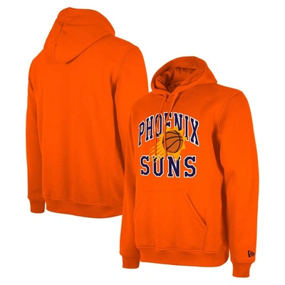 New Era Men's And Women's  Orange Phoenix Suns 2023/24 Season Tip-off Edition Pullover Hoodie