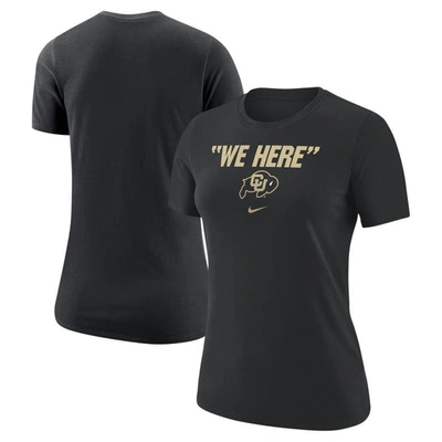 Nike Black Colorado Buffaloes We Here Core T-shirt
