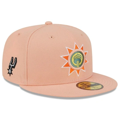 New Era Men's  Pink San Antonio Spurs 2023/24 City Edition Alternate 59fifty Fitted Hat