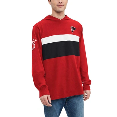 Tommy Hilfiger Red Atlanta Falcons Morgan Long Sleeve Hoodie T-shirt