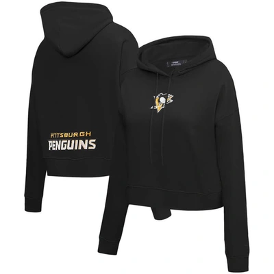 Pro Standard Black Pittsburgh Penguins Classic Chenille Pullover Hoodie