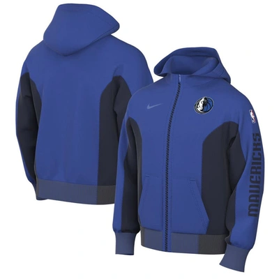 Nike Blue Dallas Mavericks 2023/24 Authentic Showtime Full-zip Hoodie