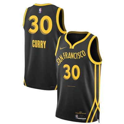 Nike Unisex  Stephen Curry Black Golden State Warriors 2023/24 Swingman Jersey