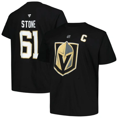 Profile Mark Stone Black Vegas Golden Knights Big & Tall Name & Number T-shirt