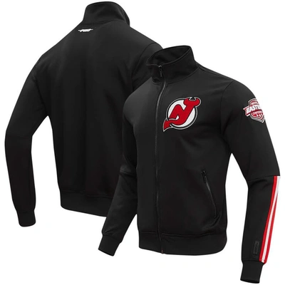 Pro Standard Black New Jersey Devils Classic Chenille Full-zip Track Jacket