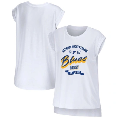 Wear By Erin Andrews White St. Louis Blues Domestic Tank Top