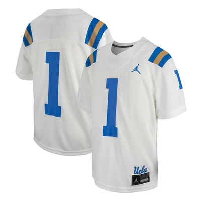 Jordan Brand Kids' Youth  #1 White Ucla Bruins Untouchable Replica Game Jersey