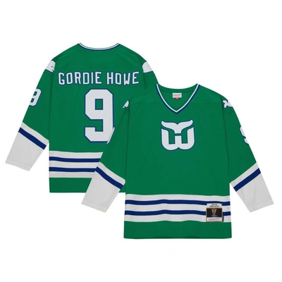 Mitchell & Ness Gordie Howe Green Hartford Whalers 1979/80 Blue Line Player Jersey