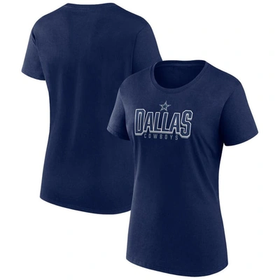 Fanatics Branded  Navy Dallas Cowboys Route T-shirt