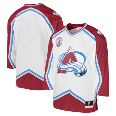 Mitchell & Ness Kids' Youth  Blue Colorado Avalanche 2000 Blue Line Player Jersey