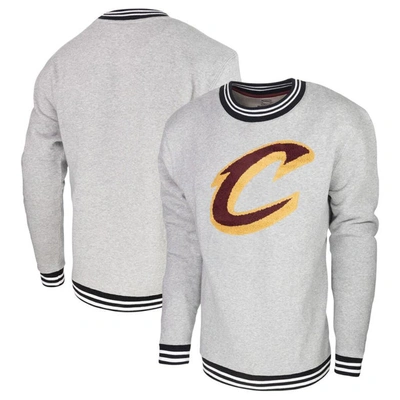 Stadium Essentials Heather Gray Cleveland Cavaliers Club Level Pullover Sweatshirt