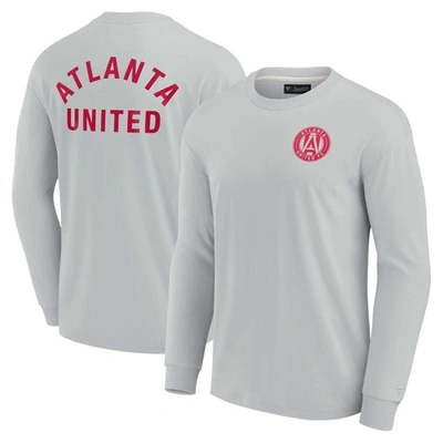 Fanatics Signature Unisex  Gray Atlanta United Fc Super Soft Long Sleeve T-shirt
