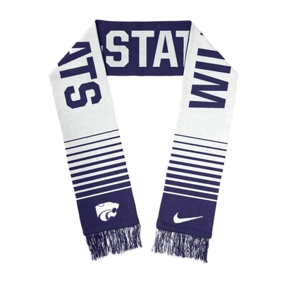 Nike Kansas State Wildcats Space Force Rivalry Scarf In Purple