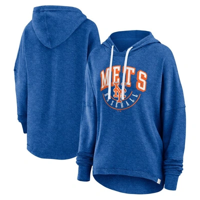 Fanatics Branded Heather Royal New York Mets Luxe Pullover Hoodie