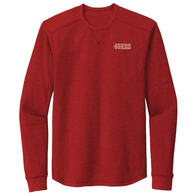 Dunbrooke Scarlet San Francisco 49ers Cavalier Thermal Long Sleeve T-shirt