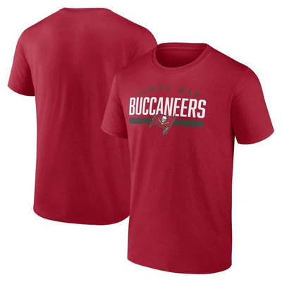 Fanatics Branded Red Tampa Bay Buccaneers Arc And Pill T-shirt