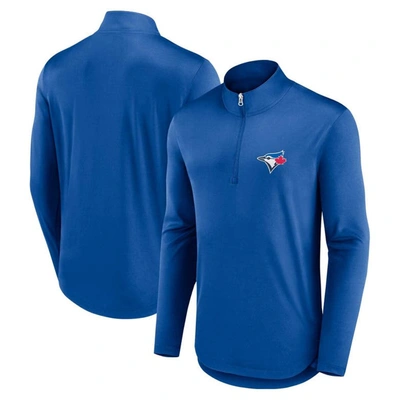 Fanatics Branded Royal Toronto Blue Jays Quarterback Quarter-zip Top