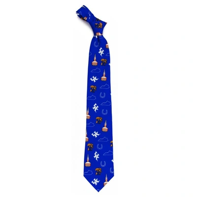 Eagles Wings Kentucky Wildcats Hometown Silk Tie In Blue