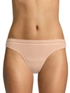 On Gossamer Next To Nothing Micro Bikini-cut Panty In Champagne