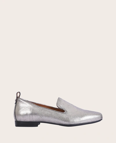 Gentle Souls Morgan Leather Loafer In Pewter