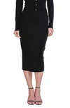 Endless Rose Midi Pencil Skirt In Black