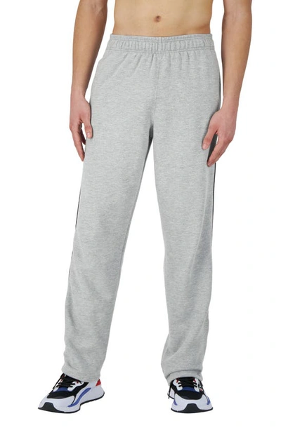 Champion Powerblend Taped Snap Away Pants In Oxford Gray