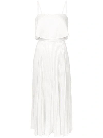 Jill Jill Stuart Tara Pleated Dress - White