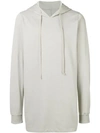 Rick Owens Hooded Sweatshirt - Neutrals