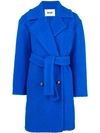 Msgm Belted Double In Blue