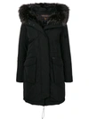 Woolrich Padded Down Parka - Black